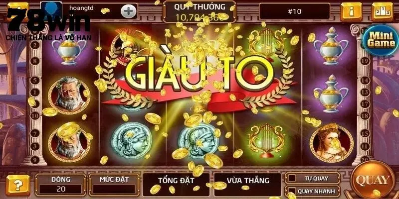 Ưu điểm các tựa game quay hũ tại 78Win